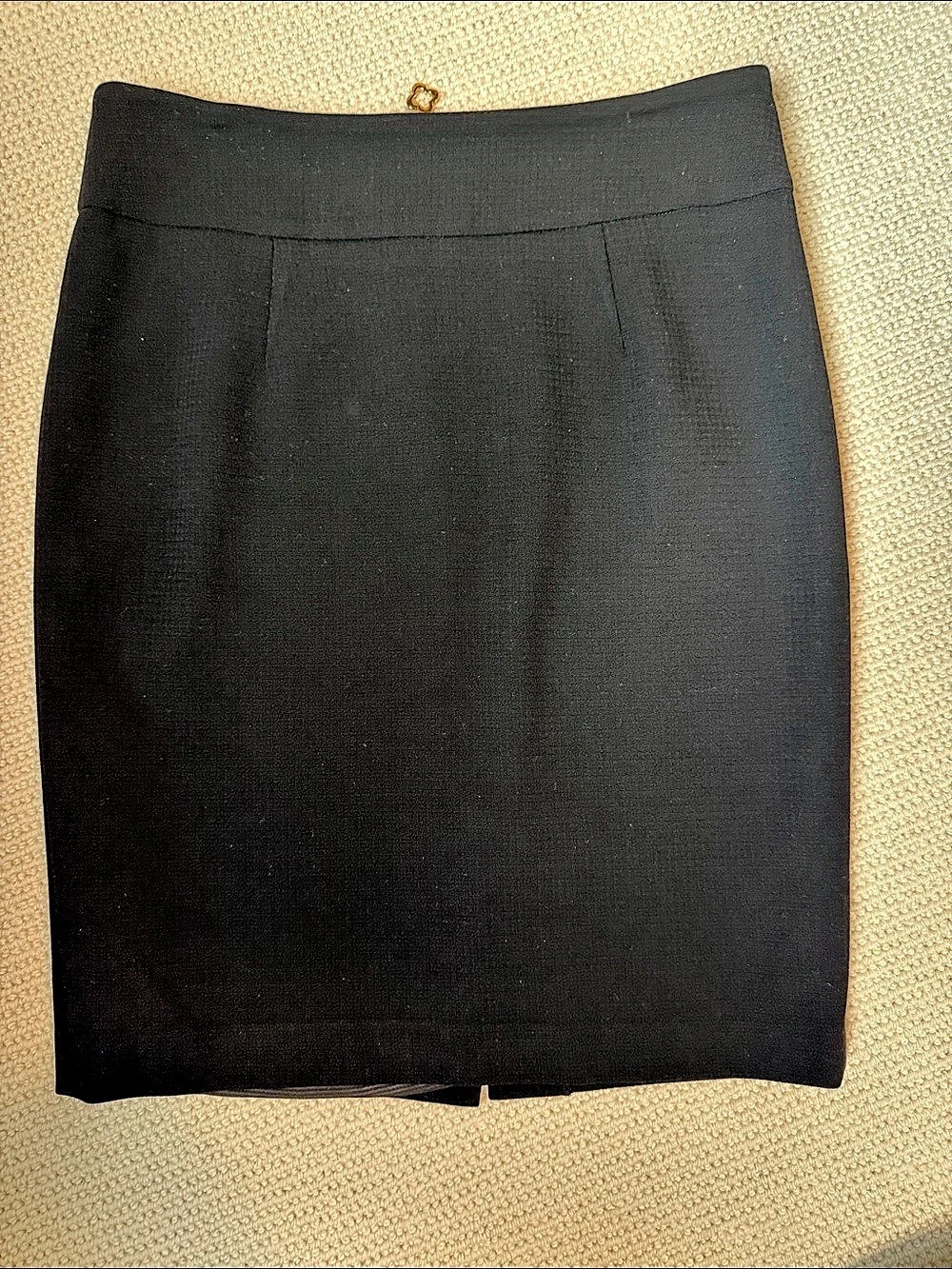 Pink Tartan Mini Skirt in Black Size Medium Like New